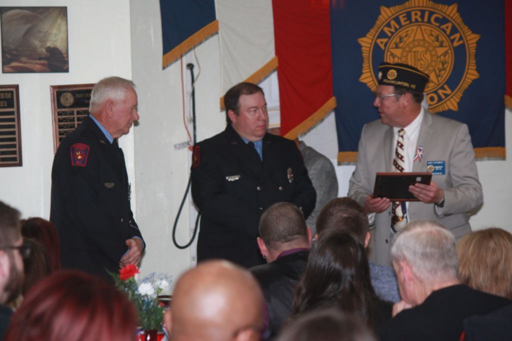 photo of Fireman Certificate recipient