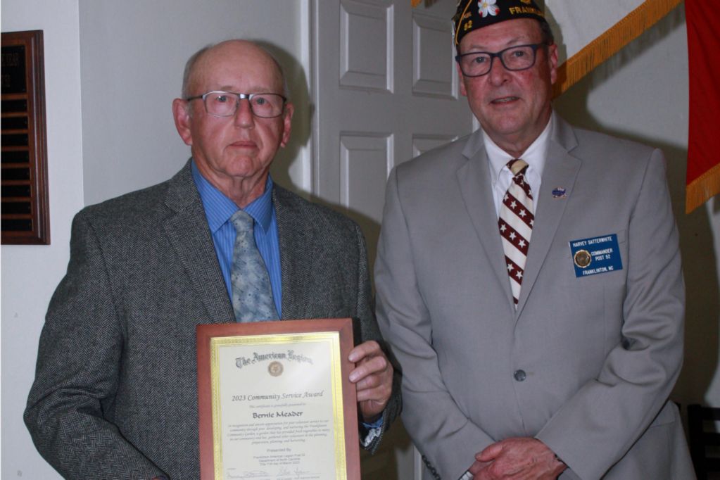 photo of Certificate of Apprecation recipient