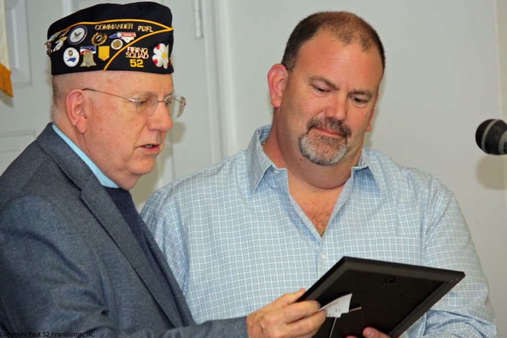 photo of Fireman Certificate recipient