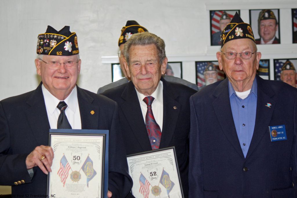 photo of Post Legionnaire of the Year recipient